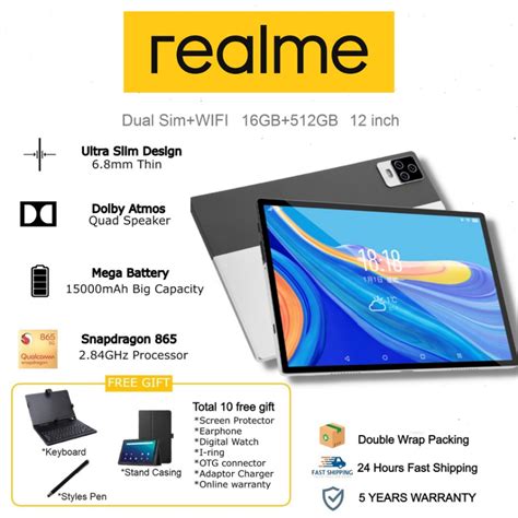 tablet with sim|realme Pad .